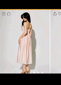 blue gathered dress 💙