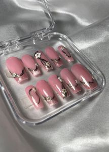 Floral Pink Presson Set 💕✨💅
