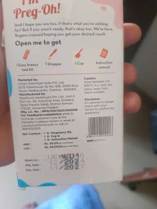 Unopen Pregnancy Kit Free Gift 🎁