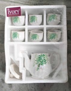 Tea Cup Set With Kettle