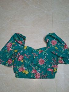 Floral Print Crop Top