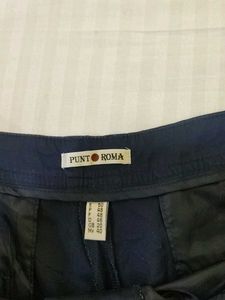 Navy Blue Capri Pants