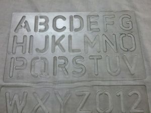 Letter Stencils