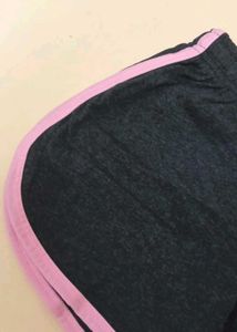 Brand New Cute Black &amp; Pink Sporty Shorts