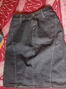 Denim Mini Skirt