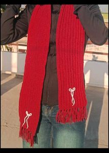 Red Anime Inspired Mikasa Scarf