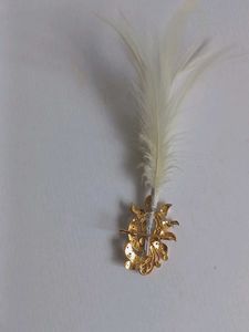 Feathered Brooch