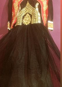 Embroidered Lehenga Material
