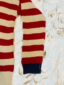 Striped Knit Sweater