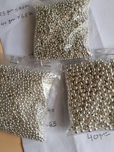 Silver Shine Beads