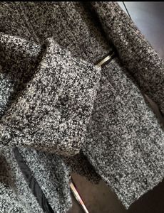Tweed Zip-Detail Jacket - by Madame