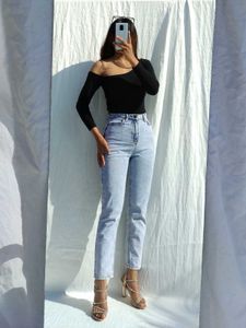 Trendyol Blue Mom Denim Jean
