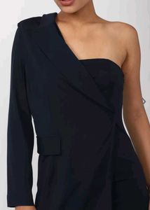 SALEE!! FOREVER 21 One-Shoulder Mini Dress - Black