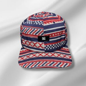 DC Red, White &amp; Blue Patterned Cap
