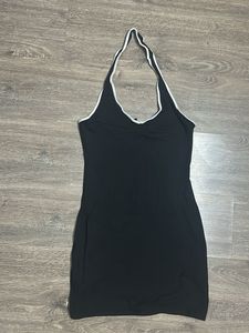 Black Halter Bodycon Dress