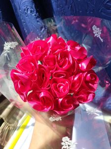 17 Pink Roses🎗Ribbon 💐