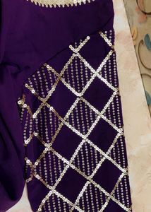 Elegant Purple Kurta Set