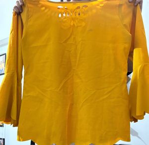 Women Yellow Top