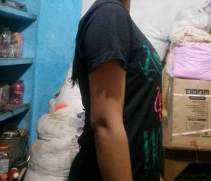 Printed Black T-shirt