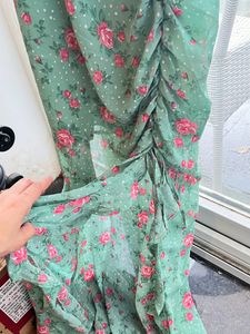 Green Floral Dress