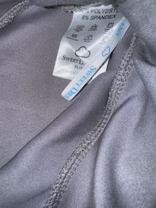 Gray Casual Pants