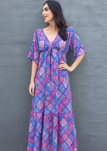 Boho Print Maxi KAFTAAN Dress