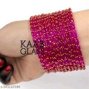 New Rain Drop Glass Bangles
