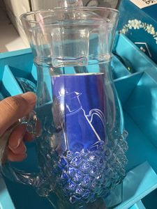 Jug Glass And Bowl
