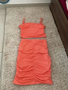 Women Peach Coloured Co-ords Sets