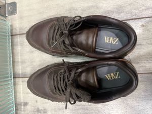 Zara Brown Leather Casual Shoes