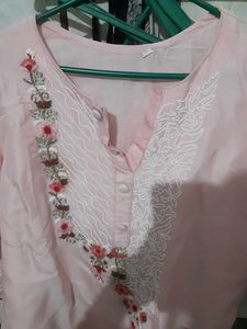 Pink Embroidered Salwar Kameez