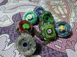 Spare Fake Metal Series Beyblades , Also 2 Custom