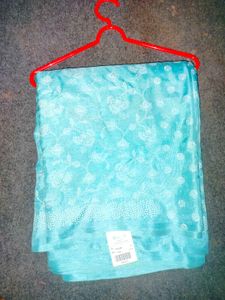 Elegant Teal Saree