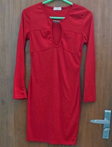 Red Bodycon Mini Dress