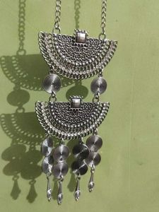 Statement Silver Bohemian Necklace