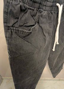 Casual Gray Denim Pants