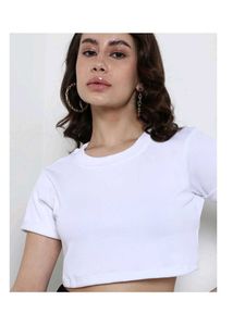 White Crop Top