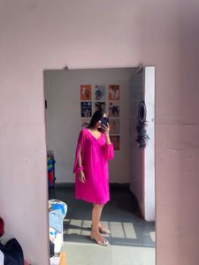 Hot Pink Flowy Dress