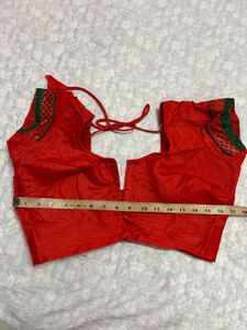 Red Blouse | Saari Blowse