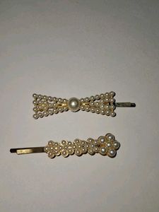 Beautiful Pearl Hair clips