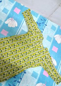 Beautiful Yellow Short Kurti