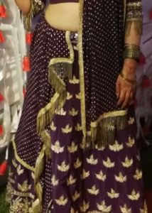 Designer Purple Readymade Lehanga Choli