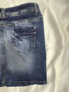 Denim Mini Skirt