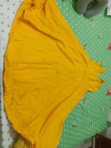 Bright Yellow Flowy Dress