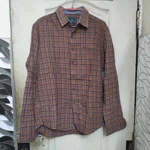 Checkered Brown Shirt