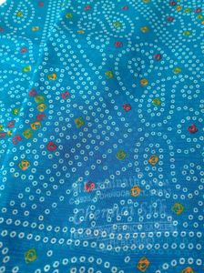 Stylish Bandhej Print Saree 😍