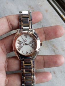 GC Orignal Women's Mother Pearl Roman Number Watch