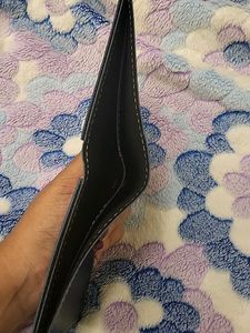 Navy Leather Card Holder