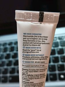 Plum Rice Water Face Wash