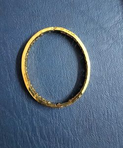 Anti Tarnish Floral Open Bracelet/Bangle